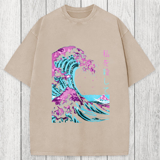 Tokyosol Ocean Kanagawa Washed T-Shirt