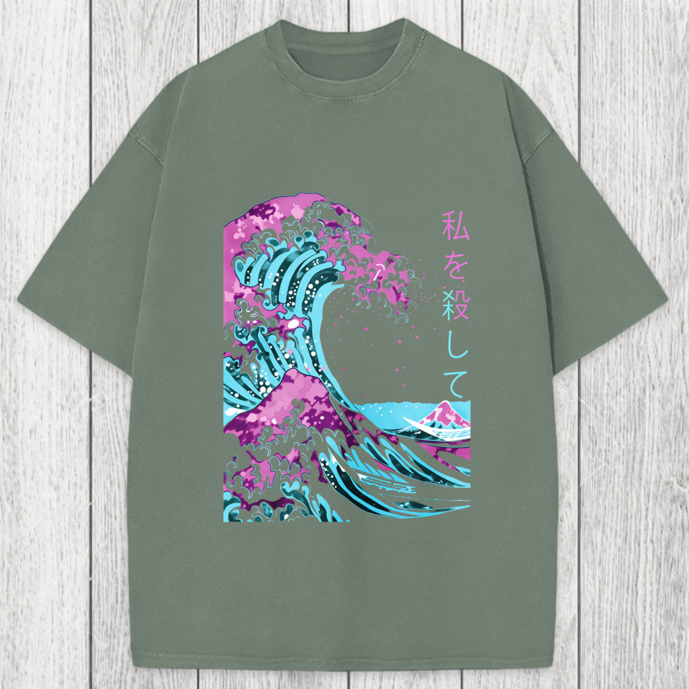 Tokyosol Ocean Kanagawa Washed T-Shirt
