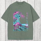 Tokyosol Ocean Kanagawa Washed T-Shirt