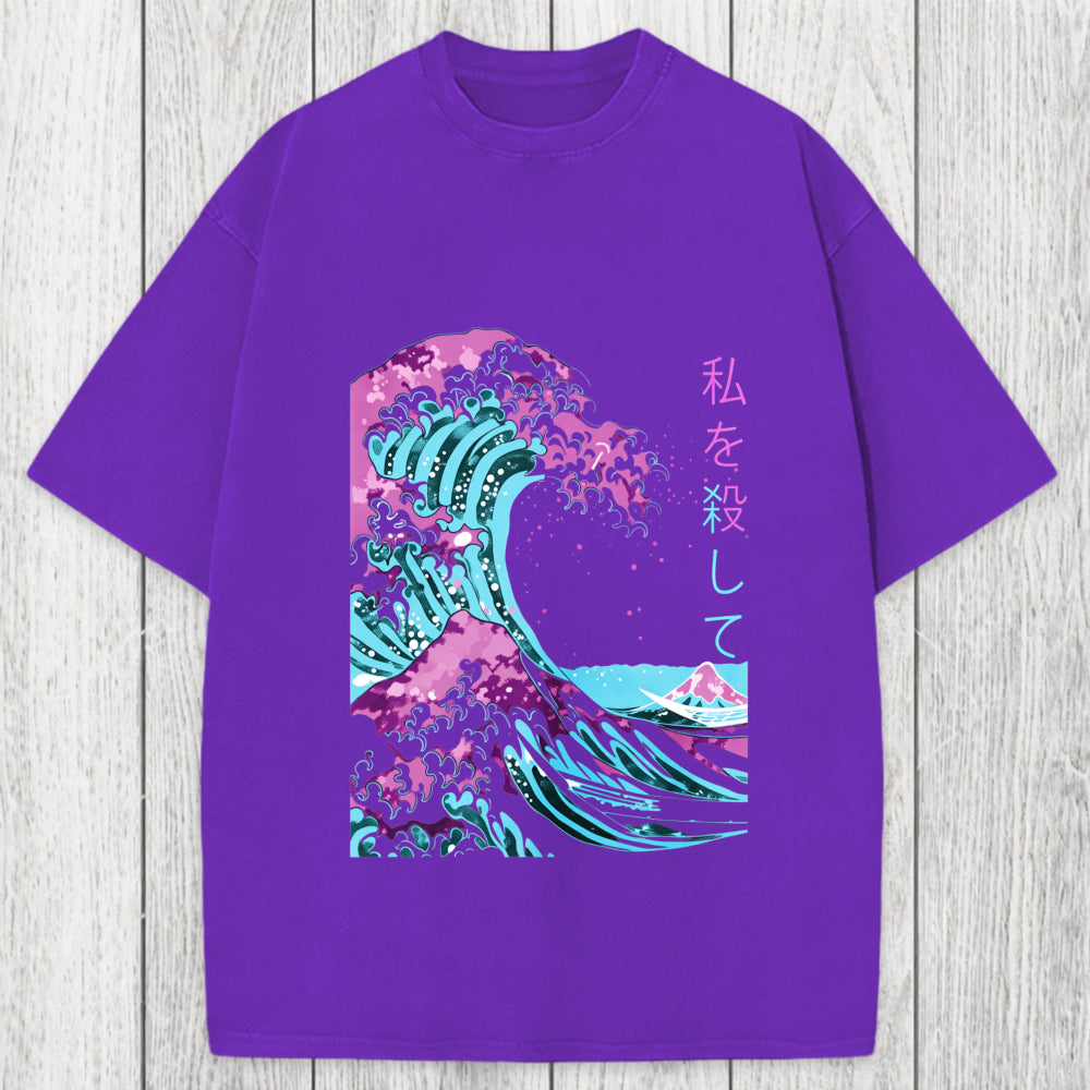 Tokyosol Ocean Kanagawa Washed T-Shirt