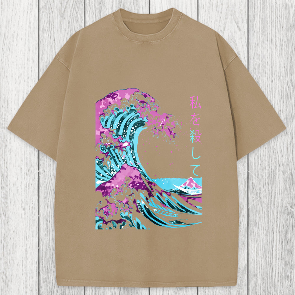 Tokyosol Ocean Kanagawa Washed T-Shirt