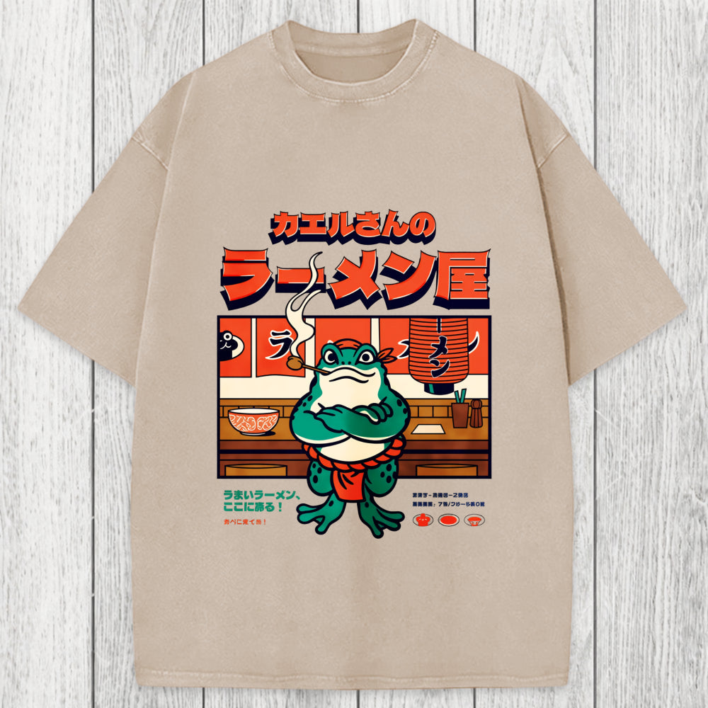 Tokyosol Mr. Frog's Ramen Shop Washed T-Shirt