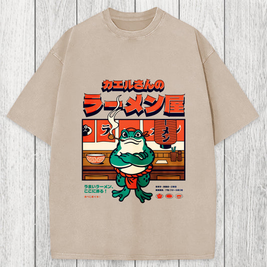 Tokyosol Mr. Frog's Ramen Shop Washed T-Shirt