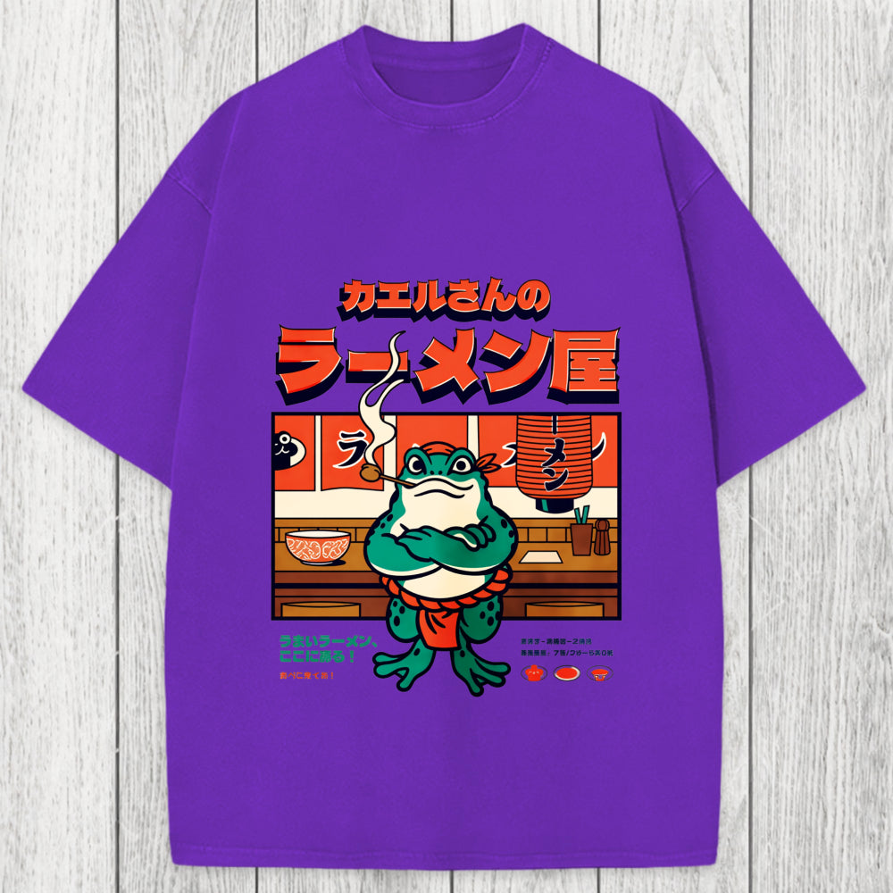 Tokyosol Mr. Frog's Ramen Shop Washed T-Shirt