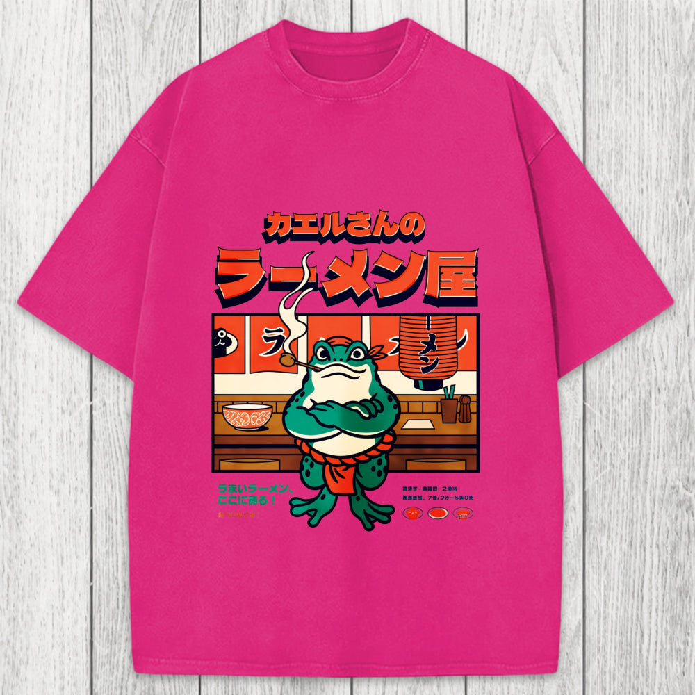 Tokyosol Mr. Frog's Ramen Shop Washed T-Shirt