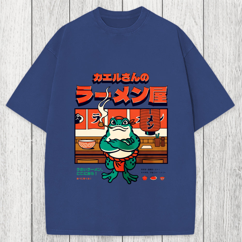 Tokyosol Mr. Frog's Ramen Shop Washed T-Shirt