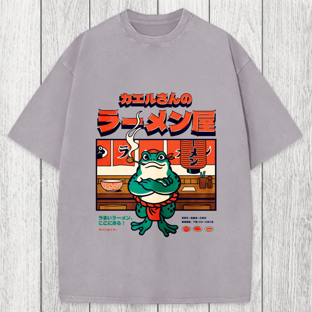 Tokyosol Mr. Frog's Ramen Shop Washed T-Shirt