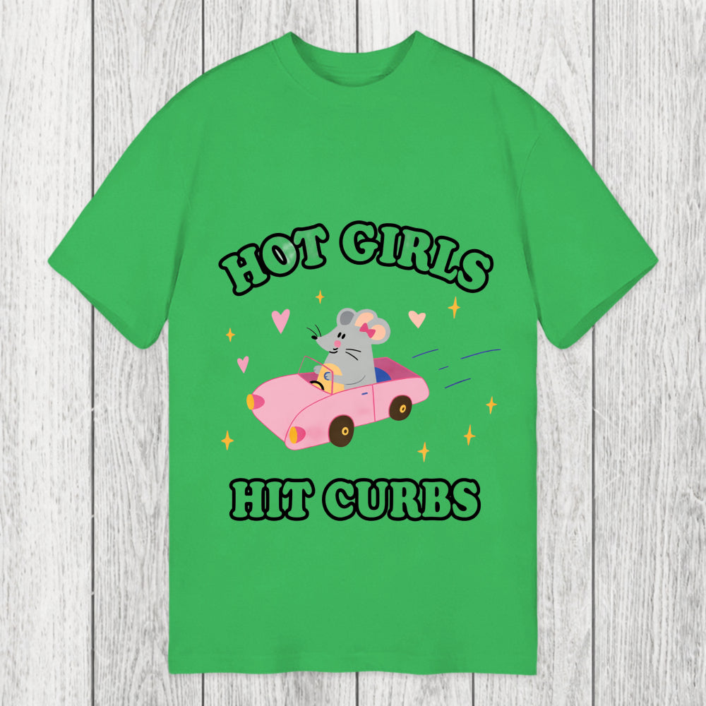 Tokyosol Hot Girls Hit Curbs Classic T-Shirt