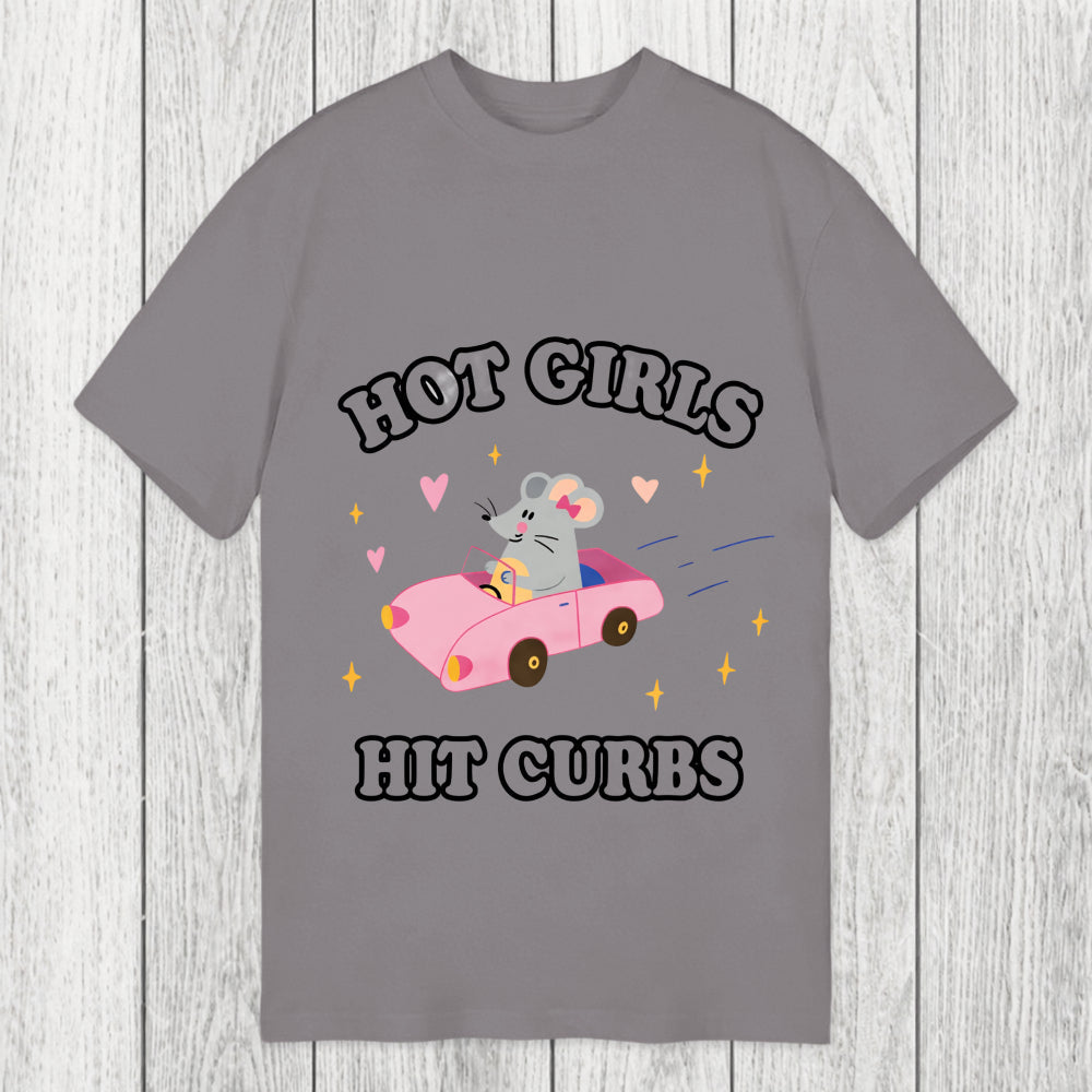 Tokyosol Hot Girls Hit Curbs Classic T-Shirt