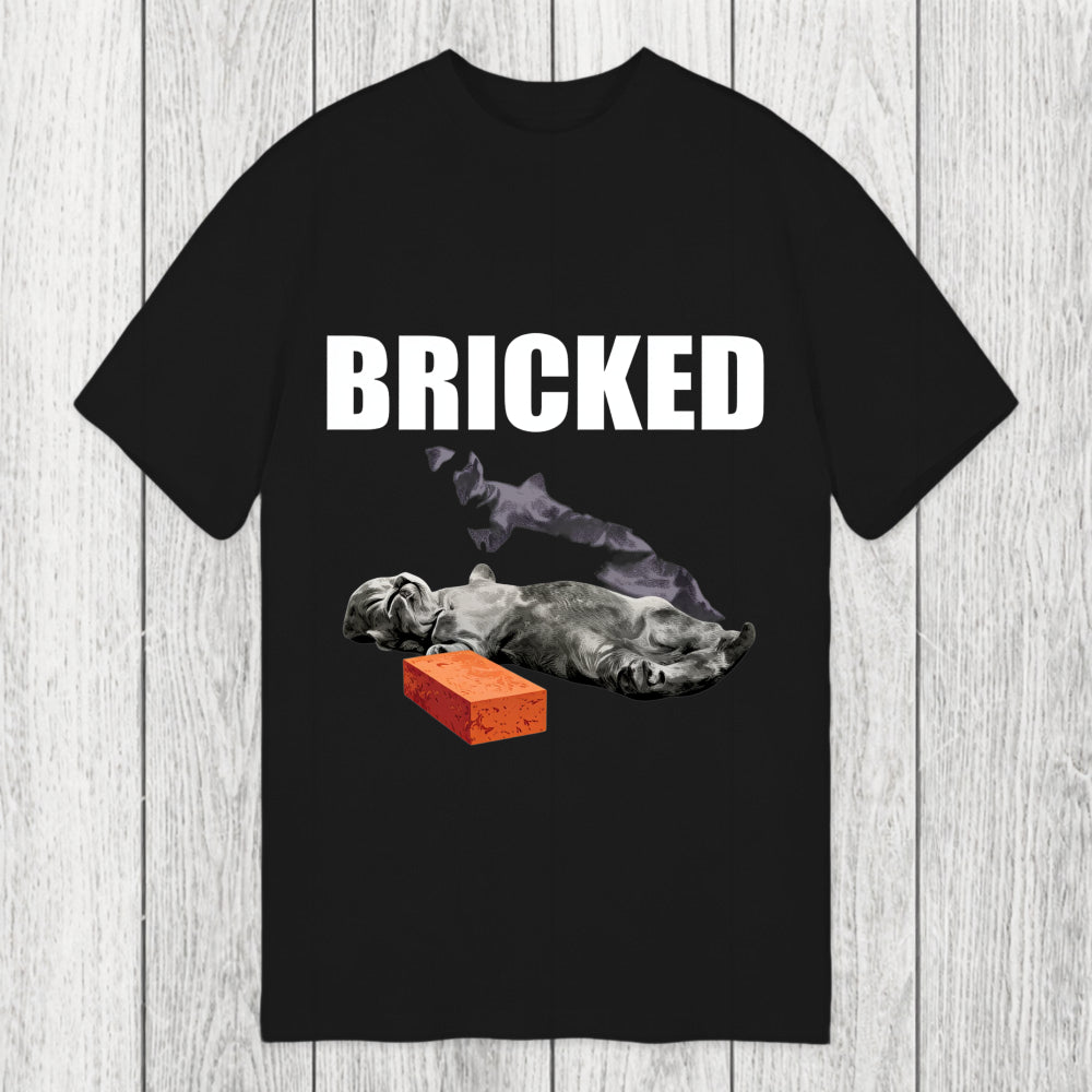 Tokyosol Bricked Funny Cat Knocked Out Classic T-Shirt