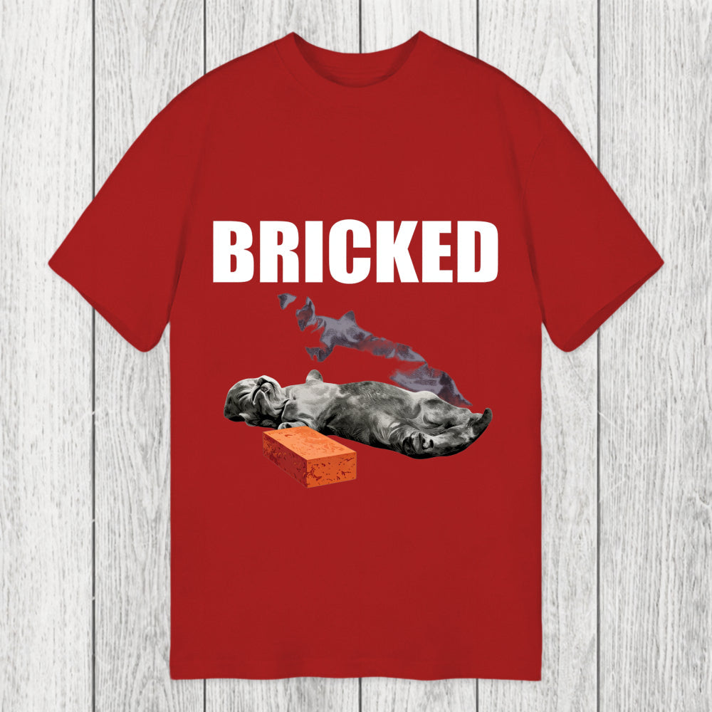 Tokyosol Bricked Funny Cat Knocked Out Classic T-Shirt