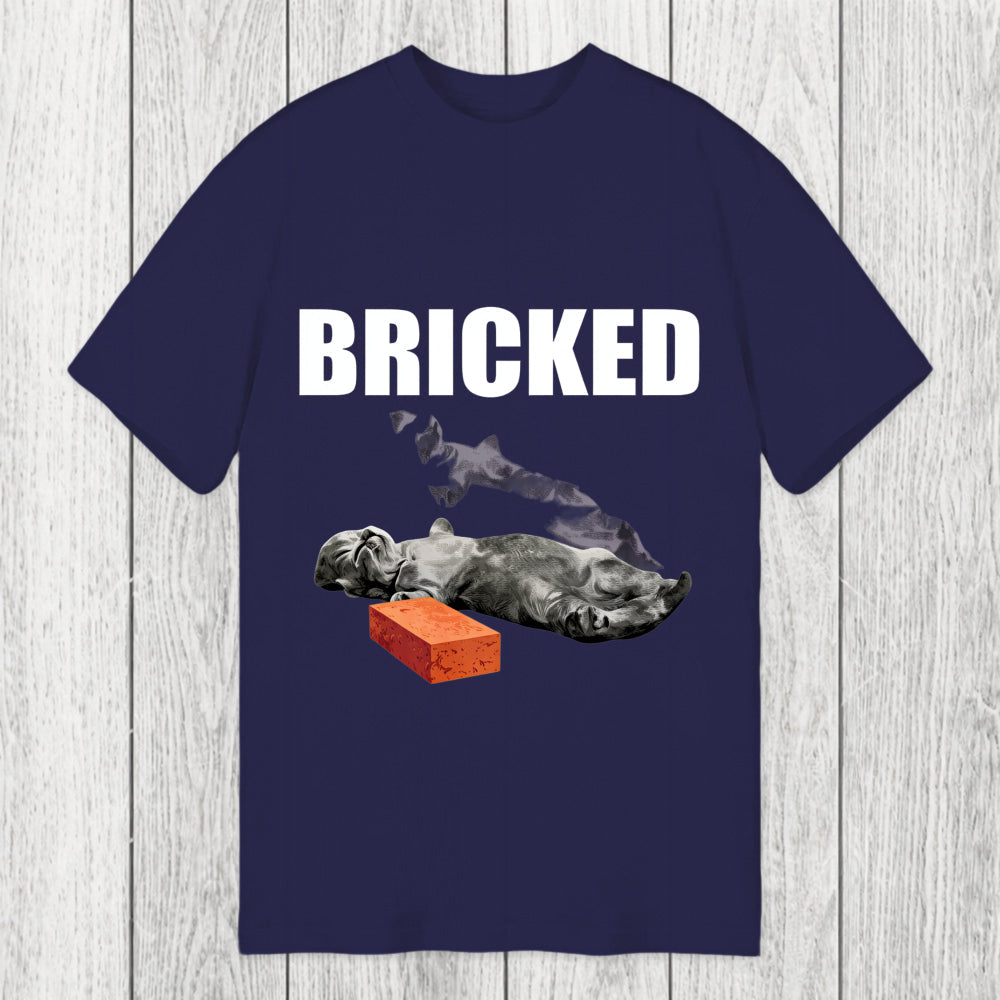 Tokyosol Bricked Funny Cat Knocked Out Classic T-Shirt