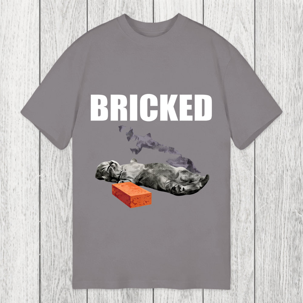Tokyosol Bricked Funny Cat Knocked Out Classic T-Shirt