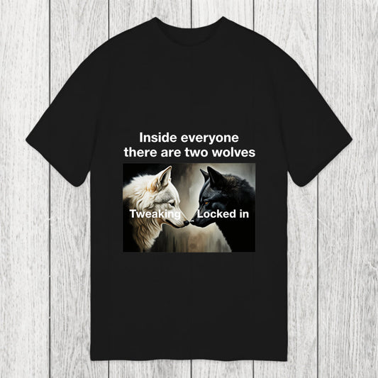 Tokyosol Inside Everyone There Are Two Wolves Classic T-Shirt