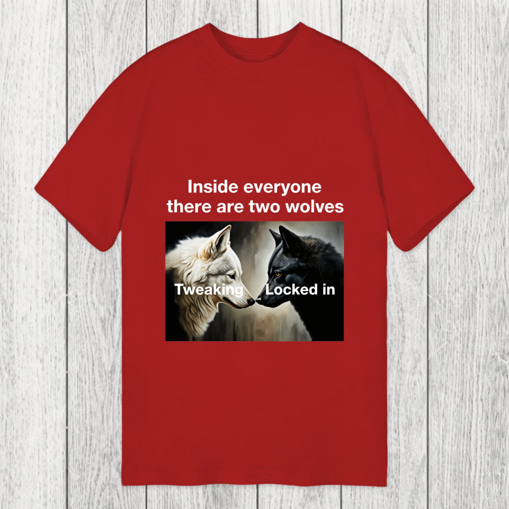 Tokyosol Inside Everyone There Are Two Wolves Classic T-Shirt