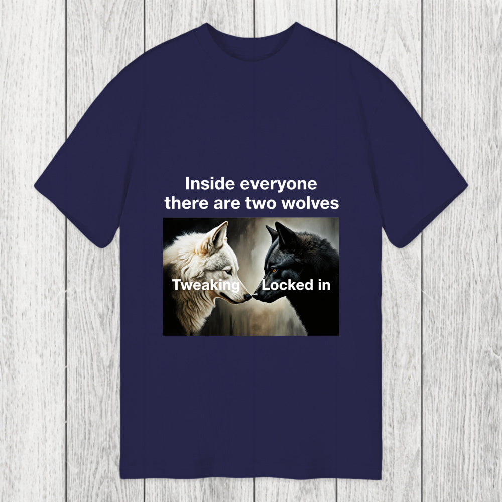 Tokyosol Inside Everyone There Are Two Wolves Classic T-Shirt