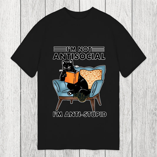 Tokyosol I Am Not Antisocial Funny Classic T-Shirt