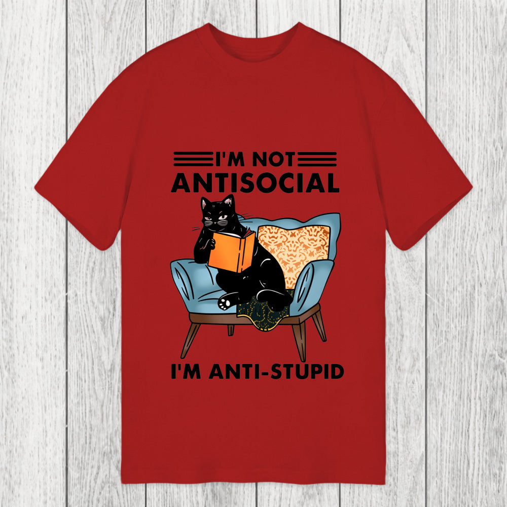 Tokyosol I Am Not Antisocial Funny Classic T-Shirt