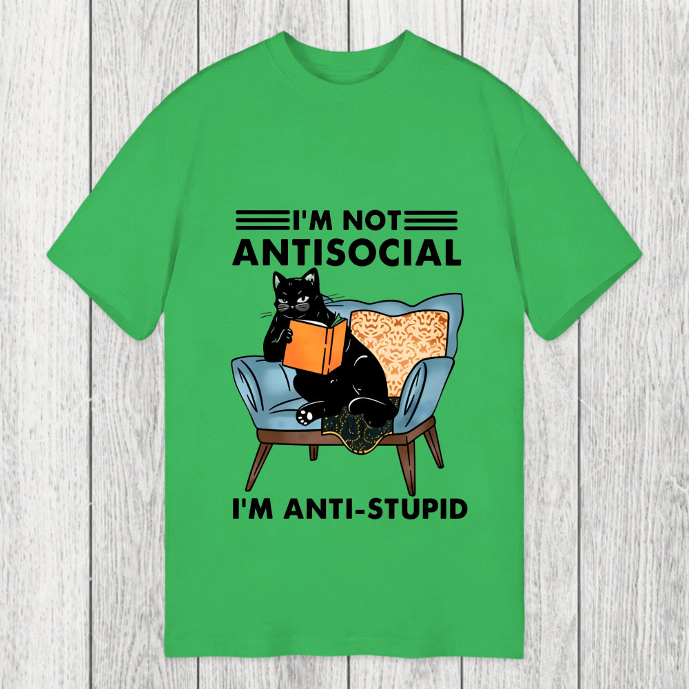 Tokyosol I Am Not Antisocial Funny Classic T-Shirt