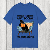 Tokyosol I Am Not Antisocial Funny Classic T-Shirt