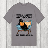 Tokyosol I Am Not Antisocial Funny Classic T-Shirt