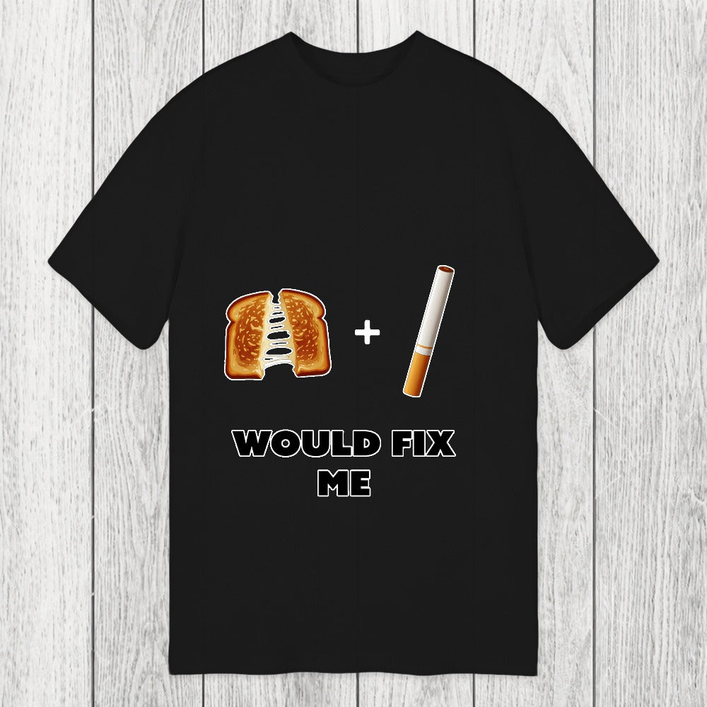Tokyosol Grilled Cheese And Cigarette Meme Classic T-Shirt