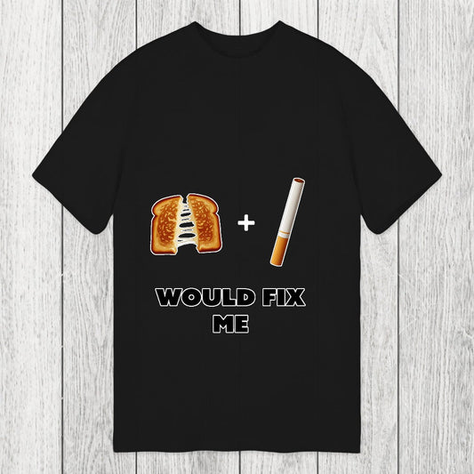 Tokyosol Grilled Cheese And Cigarette Meme Classic T-Shirt