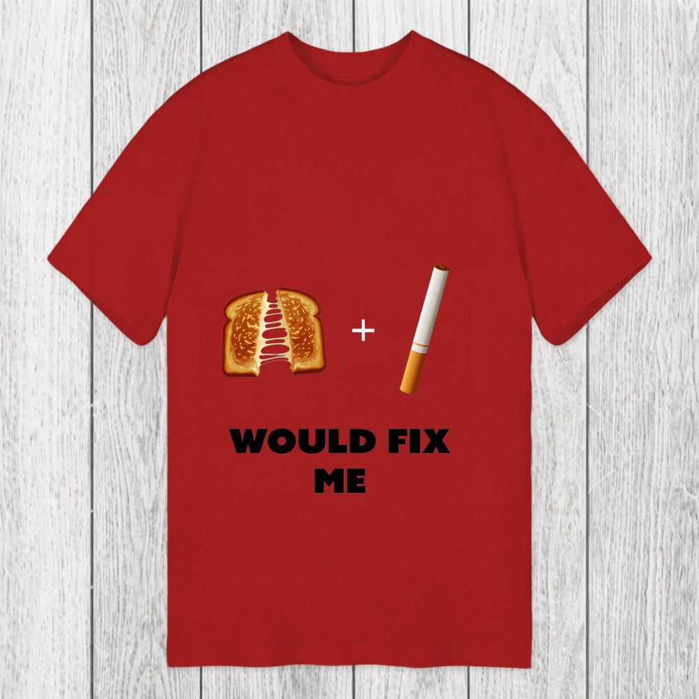 Tokyosol Grilled Cheese And Cigarette Meme Classic T-Shirt