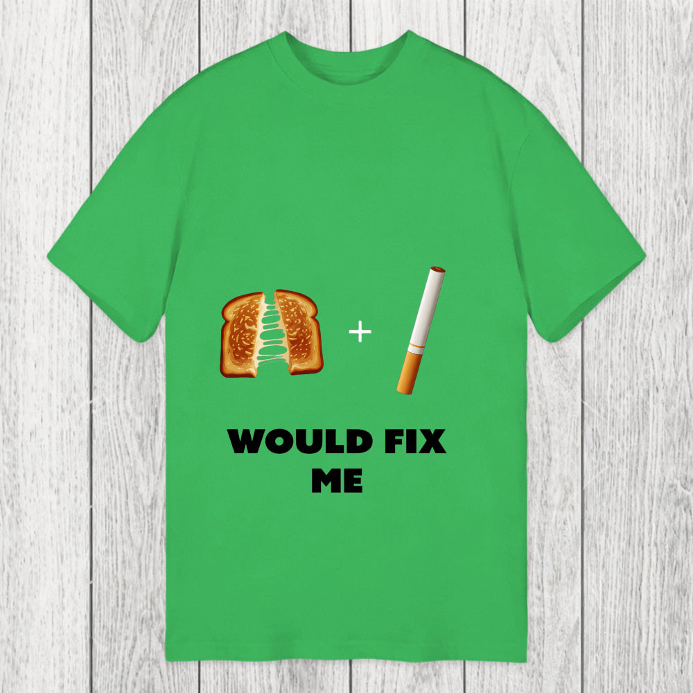 Tokyosol Grilled Cheese And Cigarette Meme Classic T-Shirt