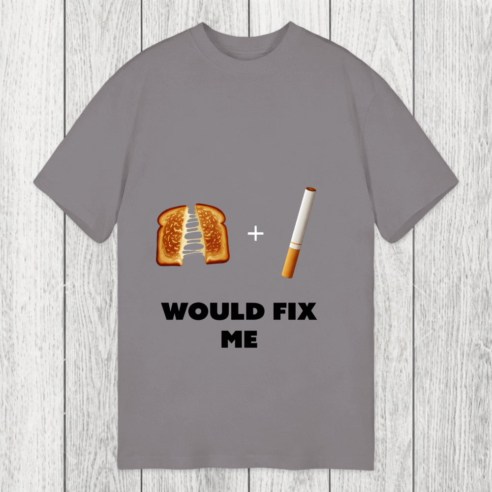 Tokyosol Grilled Cheese And Cigarette Meme Classic T-Shirt