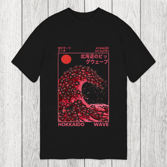 Tokyosol Hokkaido Wave Sakura Classic T-Shirt