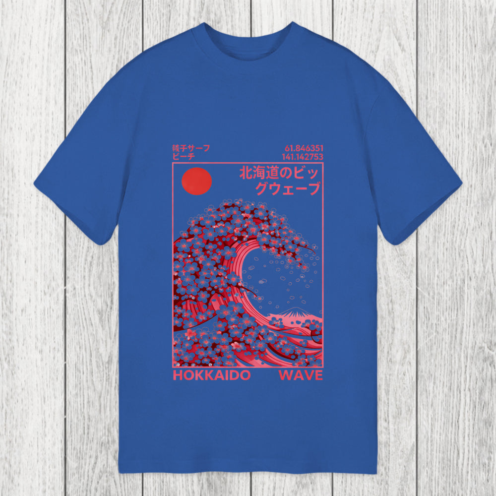 Tokyosol Hokkaido Wave Sakura Classic T-Shirt