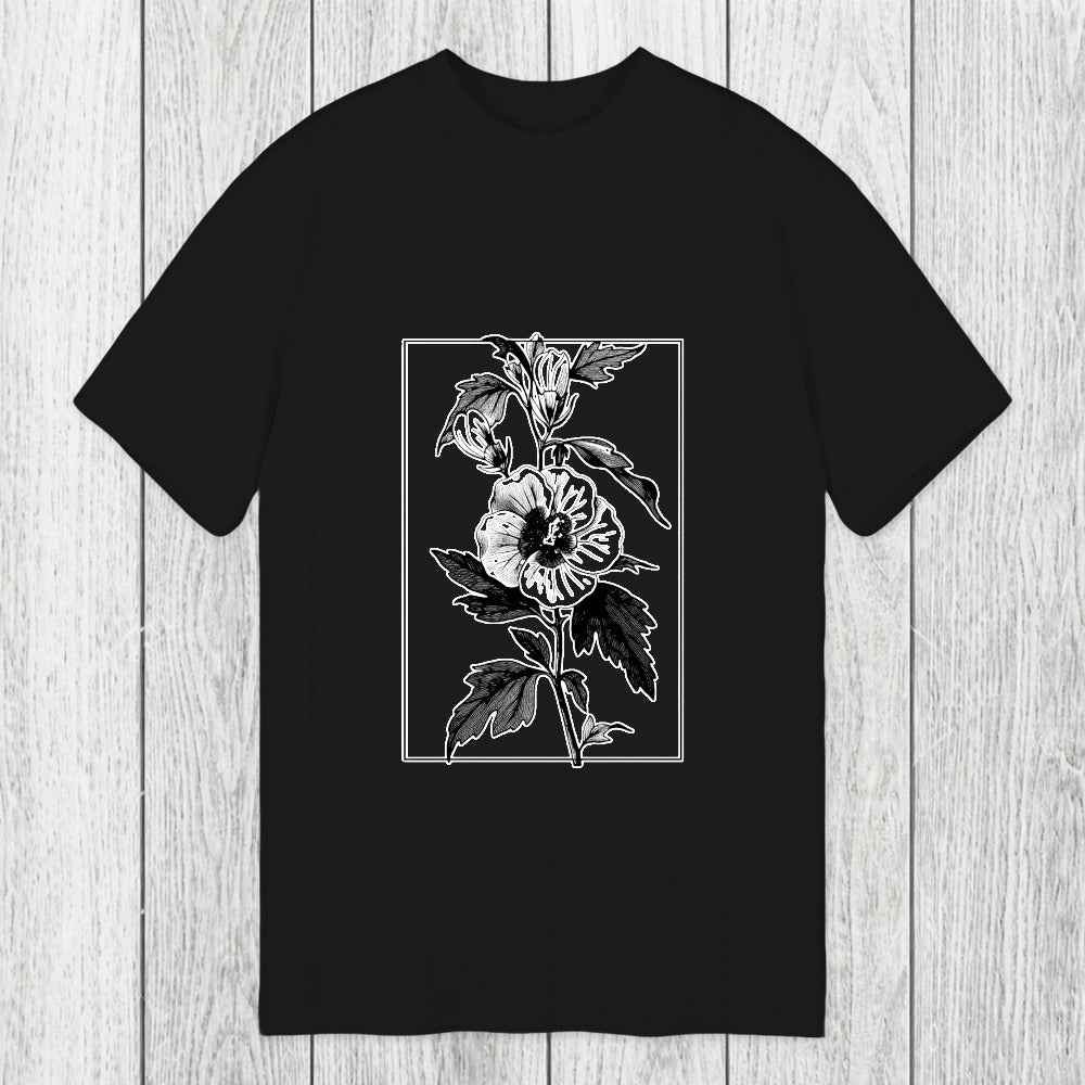 Tokyosol Vintage Botanical Flower Classic T-Shirt