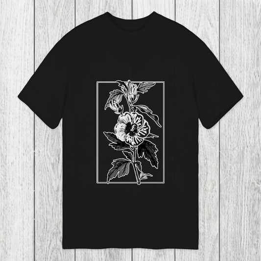 Tokyosol Vintage Botanical Flower Classic T-Shirt