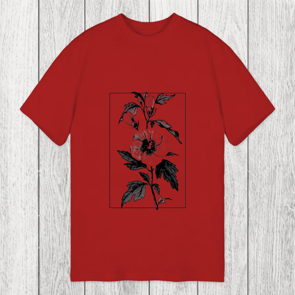 Tokyosol Vintage Botanical Flower Classic T-Shirt