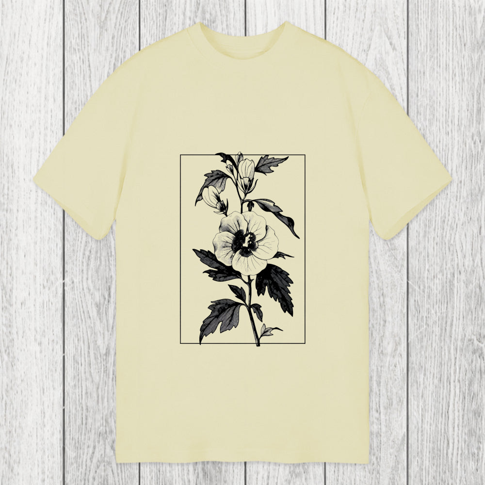 Tokyosol Vintage Botanical Flower Classic T-Shirt