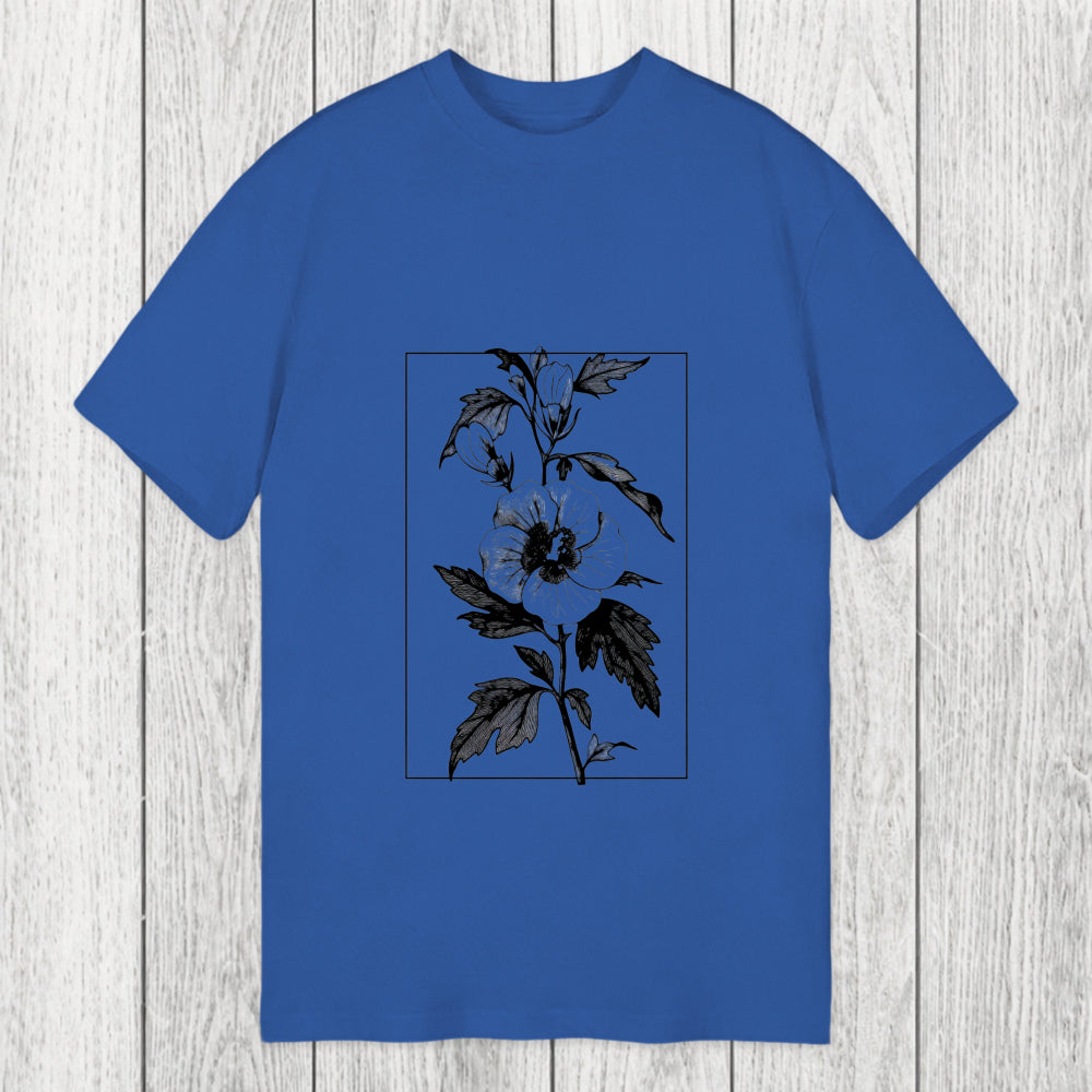 Tokyosol Vintage Botanical Flower Classic T-Shirt