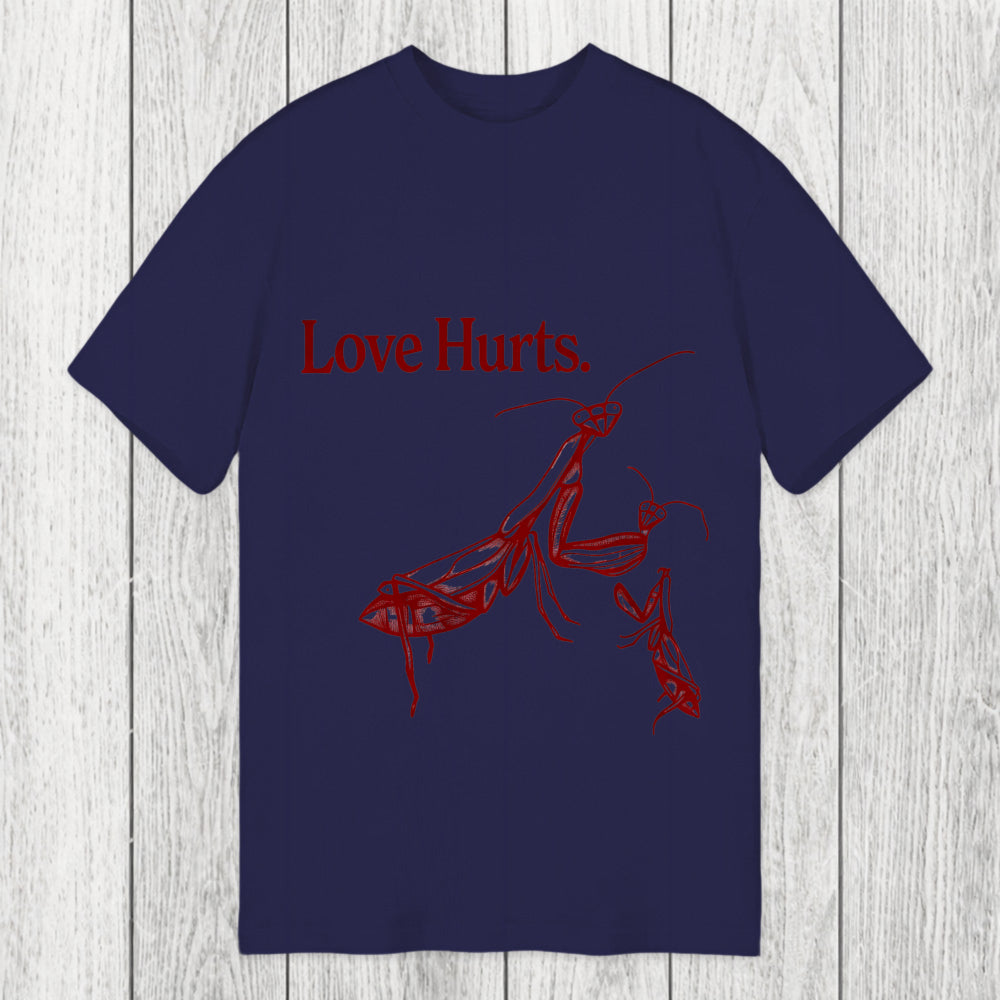 Tokyosol Love Hurts Funny Praying Mantis Classic T-Shirt