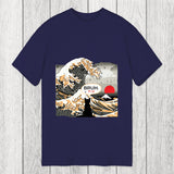 Tokyosol Bruh Cat Great Wave Classic T-Shirt