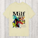 Tokyosol Man I Love Fish Vintage Meme Classic T-Shirt