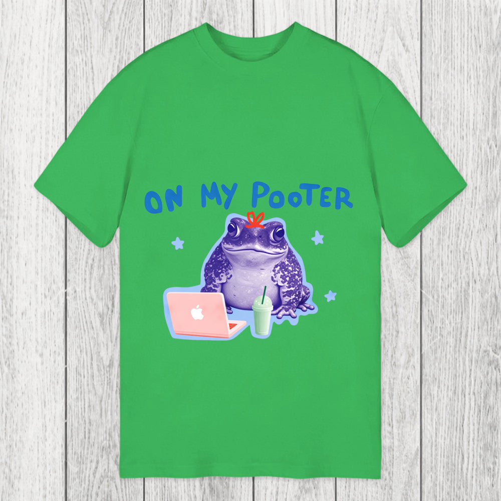Tokyosol On My Pooter Funny Frog Classic T-Shirt