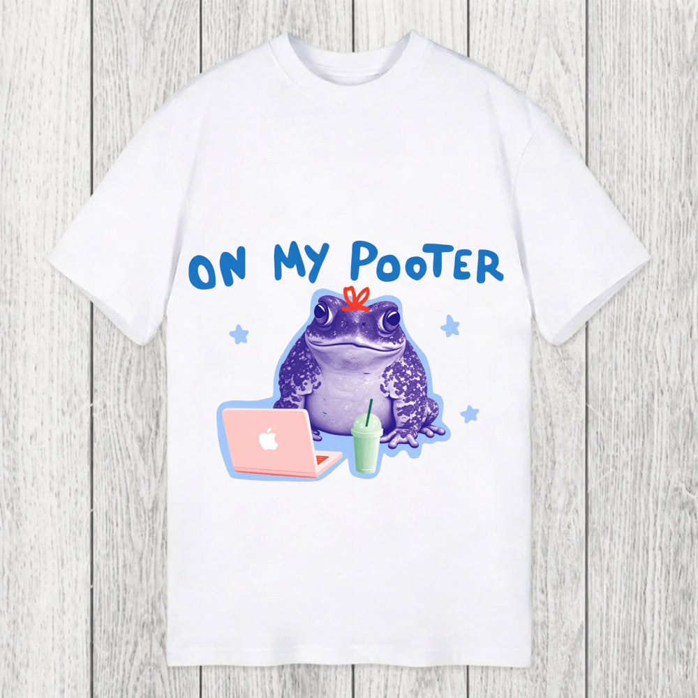 Tokyosol On My Pooter Funny Frog Classic T-Shirt