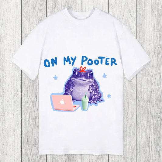 Tokyosol On My Pooter Funny Frog Classic T-Shirt