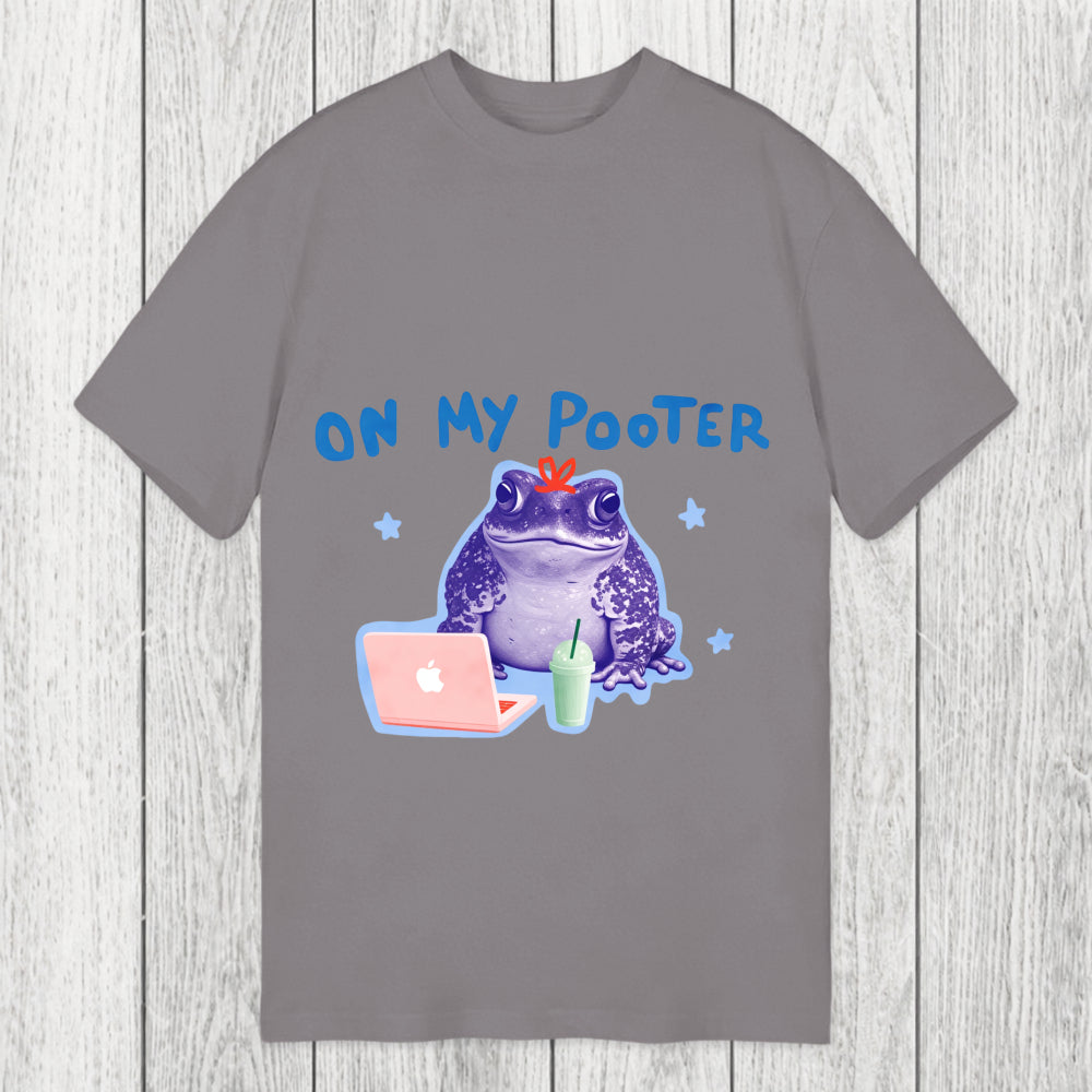 Tokyosol On My Pooter Funny Frog Classic T-Shirt