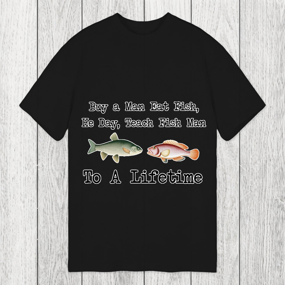 Tokyosol Buy a Man Eat Fish Classic T-Shirt