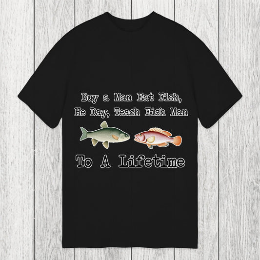 Tokyosol Buy a Man Eat Fish Classic T-Shirt