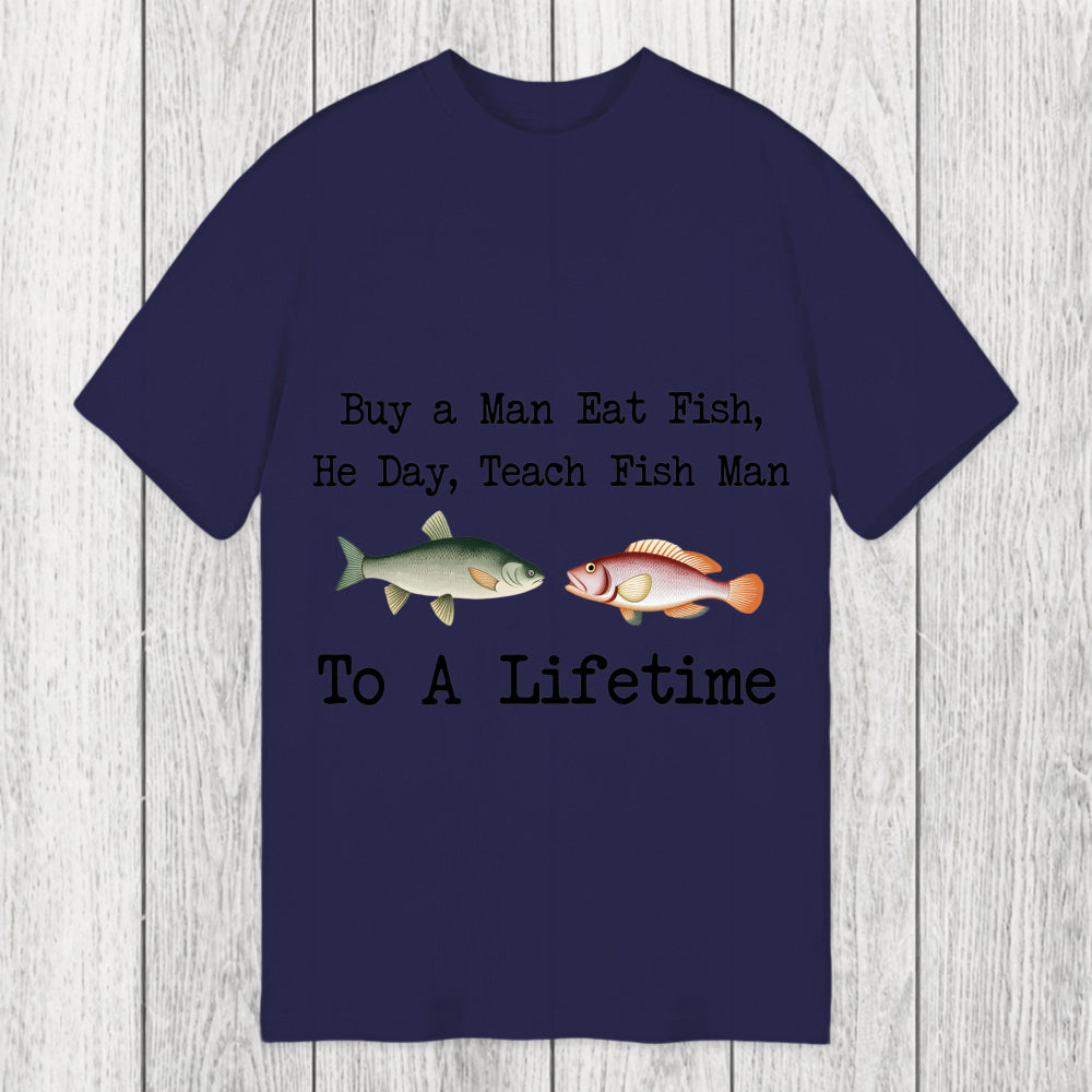 Tokyosol Buy a Man Eat Fish Classic T-Shirt