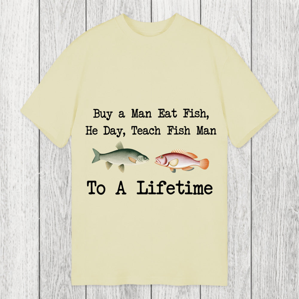 Tokyosol Buy a Man Eat Fish Classic T-Shirt