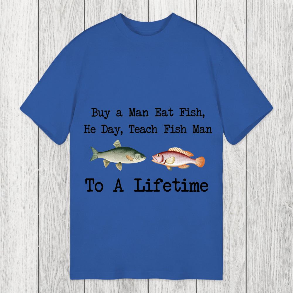 Tokyosol Buy a Man Eat Fish Classic T-Shirt