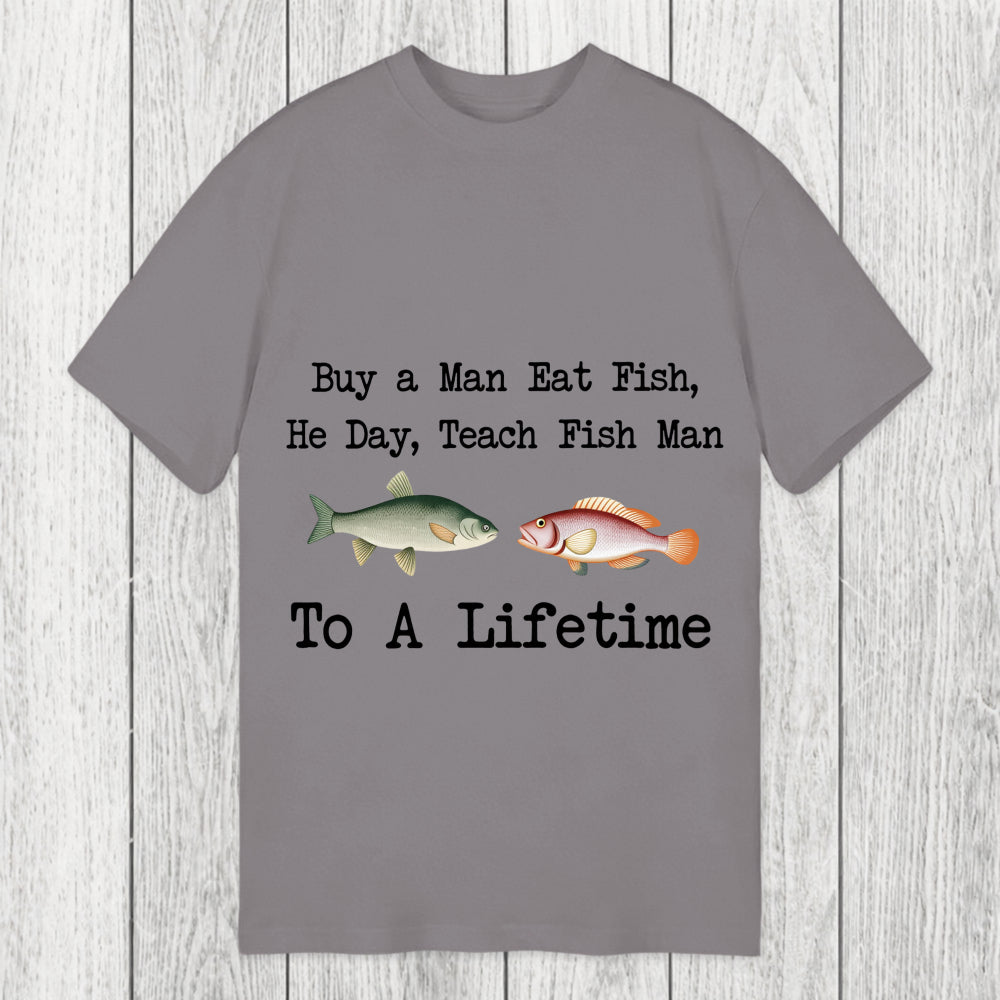 Tokyosol Buy a Man Eat Fish Classic T-Shirt